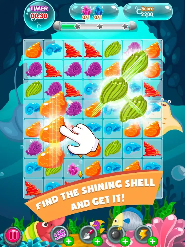 تصاویر Charm Fish Gummy - Help Beanny to Crush Mania! iPad 