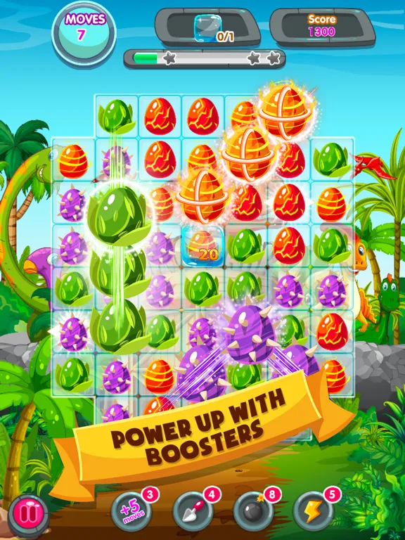 Captures d'écran de Monster Eggs Mania - The Adventure Free Match 3 iPad 