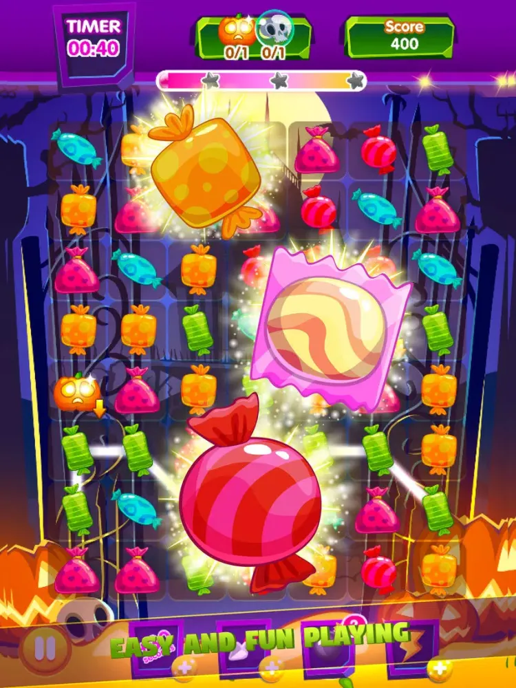 Witch Game Puzzle Match 3 iPad  سکرین شاٹس