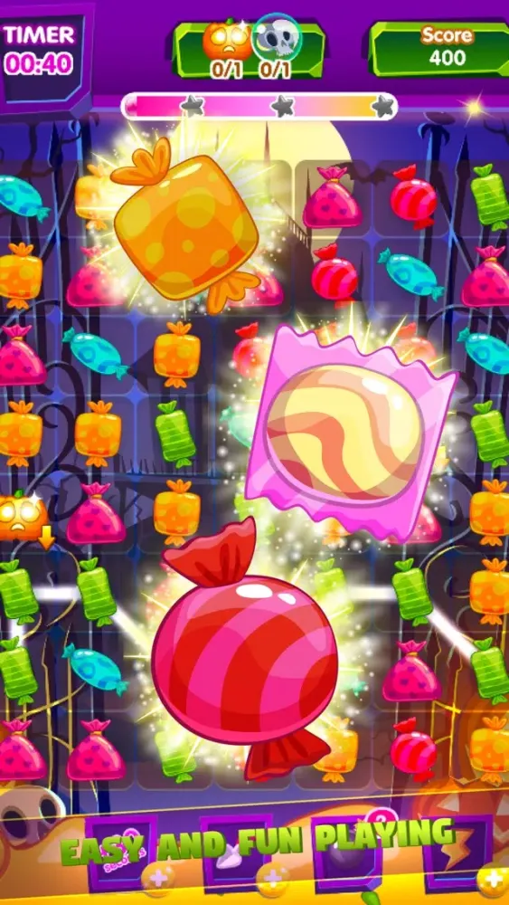 Witch Game Puzzle Match 3 سکرین شاٹس