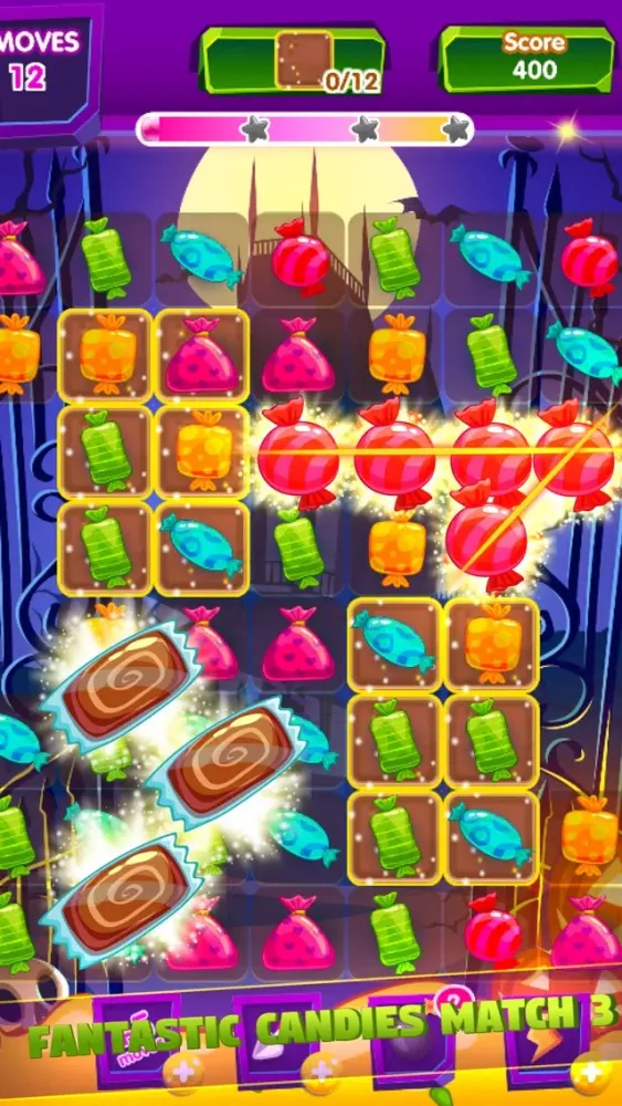 Witch Game Puzzle Match 3 سکرین شاٹس