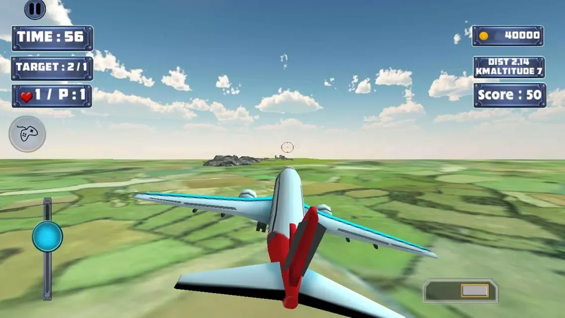 Tangkapan skrin FLIGHT SIMULATOR FLY 3D 2