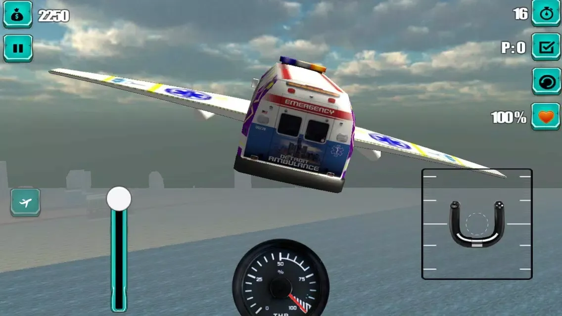 Flying Ambulance Rescue 3D سکرین شاٹس