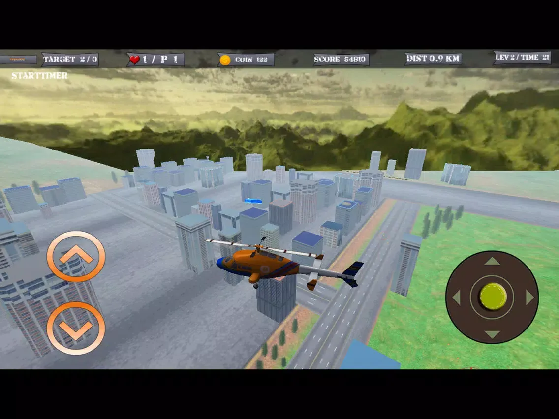 Capturas de tela do Flight Helicopter Simulator iPad