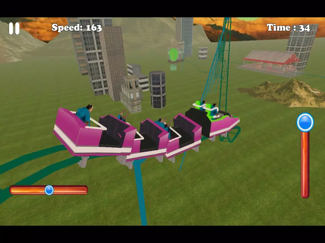 Tangkapan layar Hill Mountain Roller Coaster iPad 