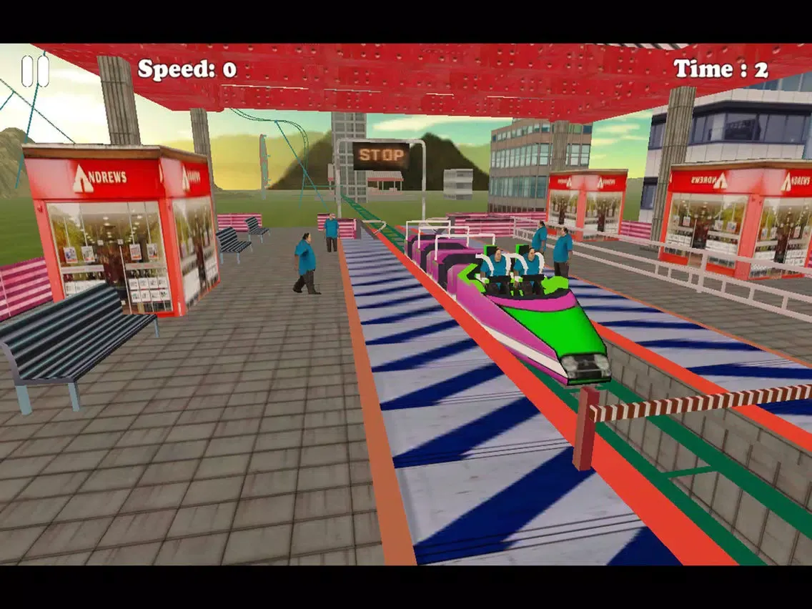 Tangkapan layar Hill Mountain Roller Coaster iPad 