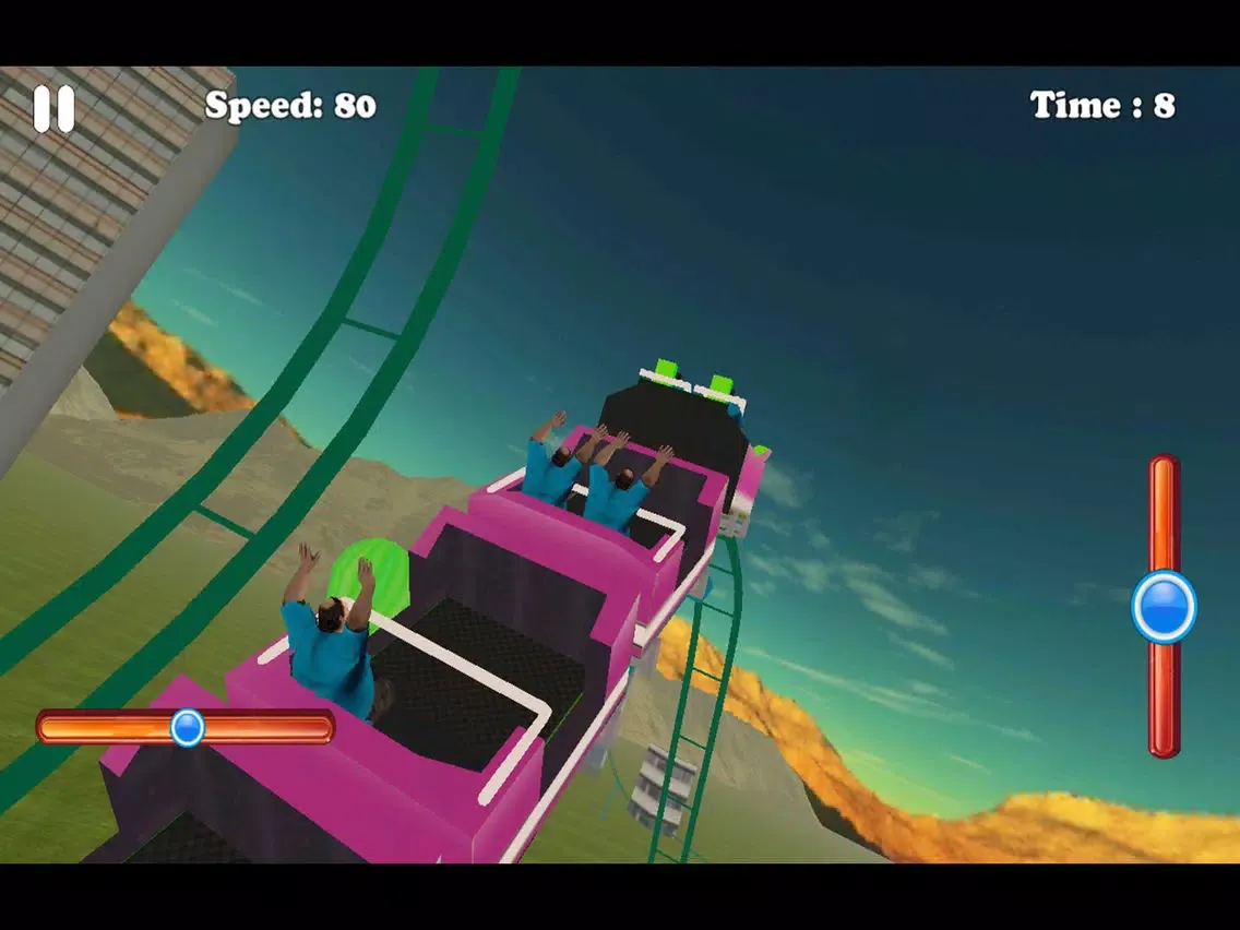 Tangkapan layar Hill Mountain Roller Coaster iPad 
