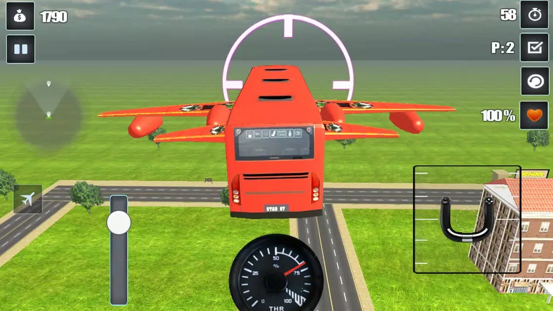 ภาพหน้าจอของ Modern Flying Bus Simulator