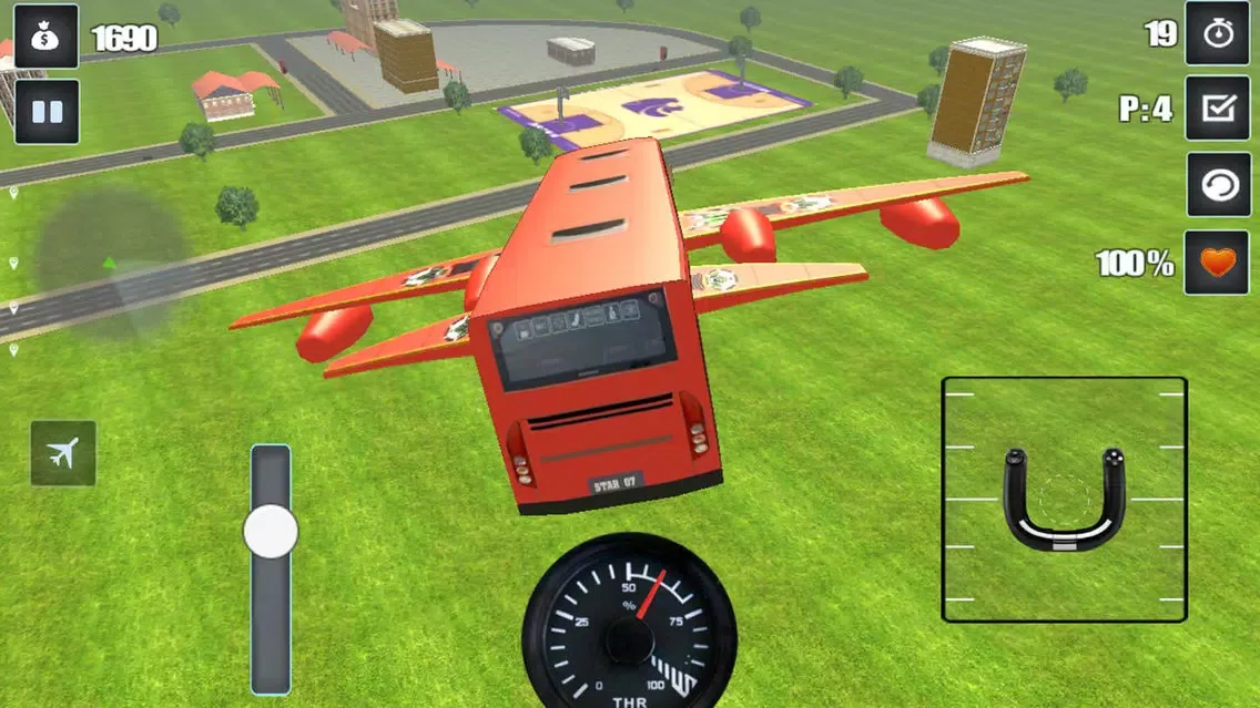 ภาพหน้าจอของ Modern Flying Bus Simulator