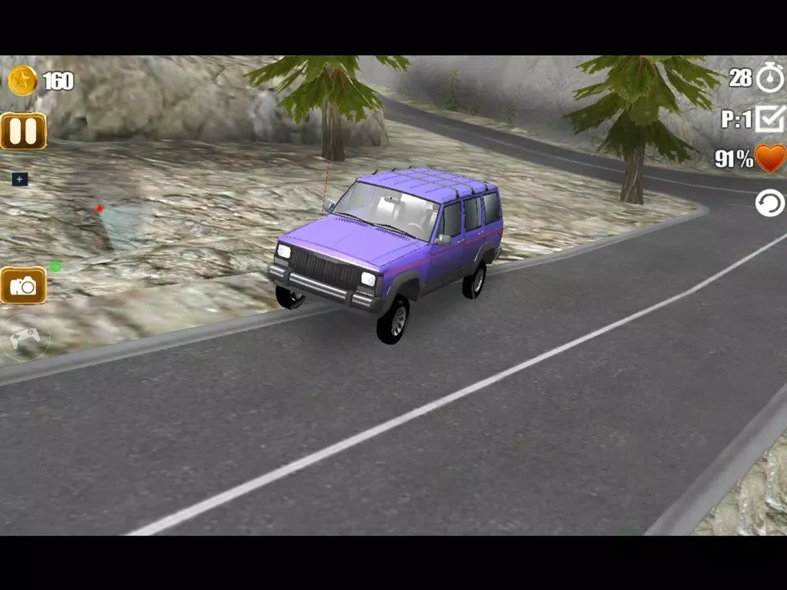 Capturas de tela do Offroad Jeep Hill Driver iPad 
