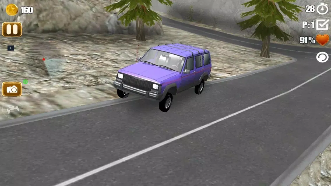 Capturas de tela do Offroad Jeep Hill Driver