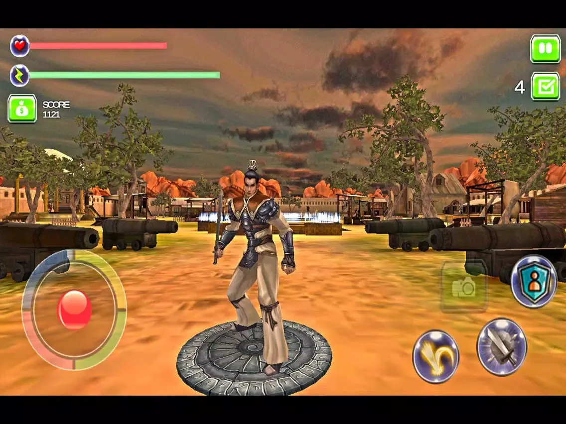Ảnh chụp màn hình của Sword Temple Infinity iPad 