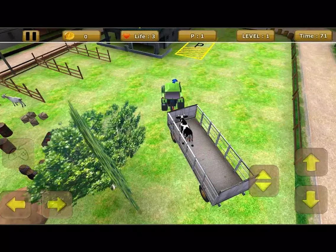 Tractor Transport Animal Farm iPad 应用截图