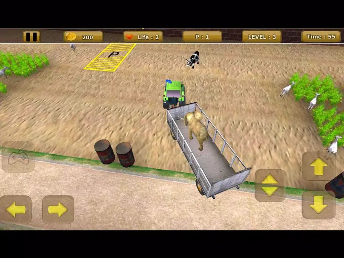 Tractor Transport Animal Farm iPad 应用截图
