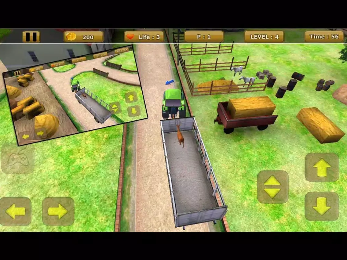 Tractor Transport Animal Farm iPad 应用截图