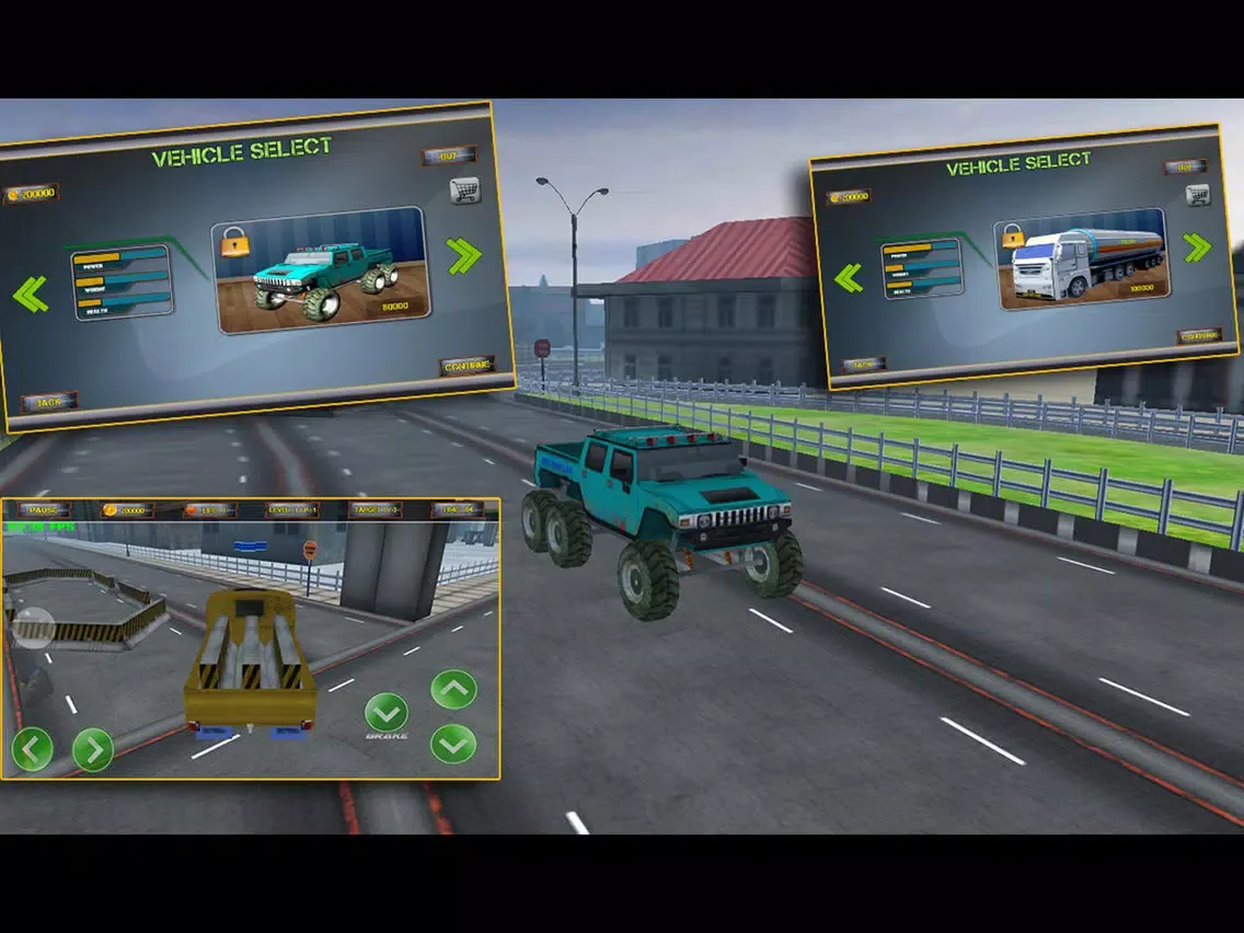 Tangkapan layar Truck Transport Simulator 3D iPad 