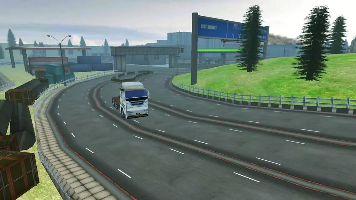 Tangkapan layar Truck Transport Simulator 3D