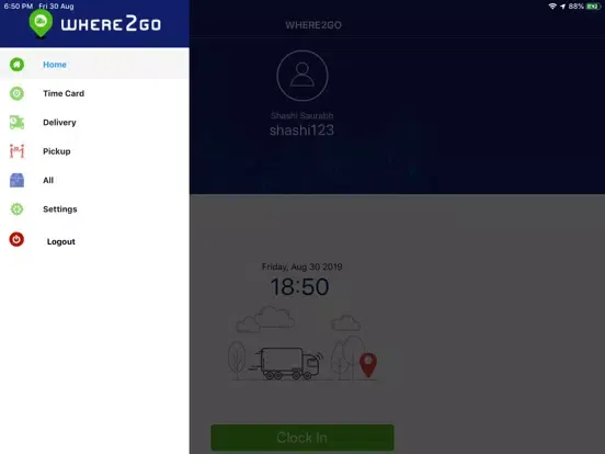 Capturas de pantalla de Where2Go App iPad 