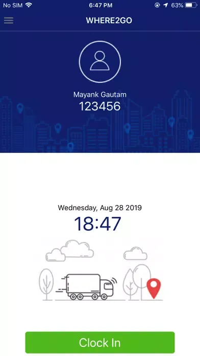 Capturas de pantalla de Where2Go App
