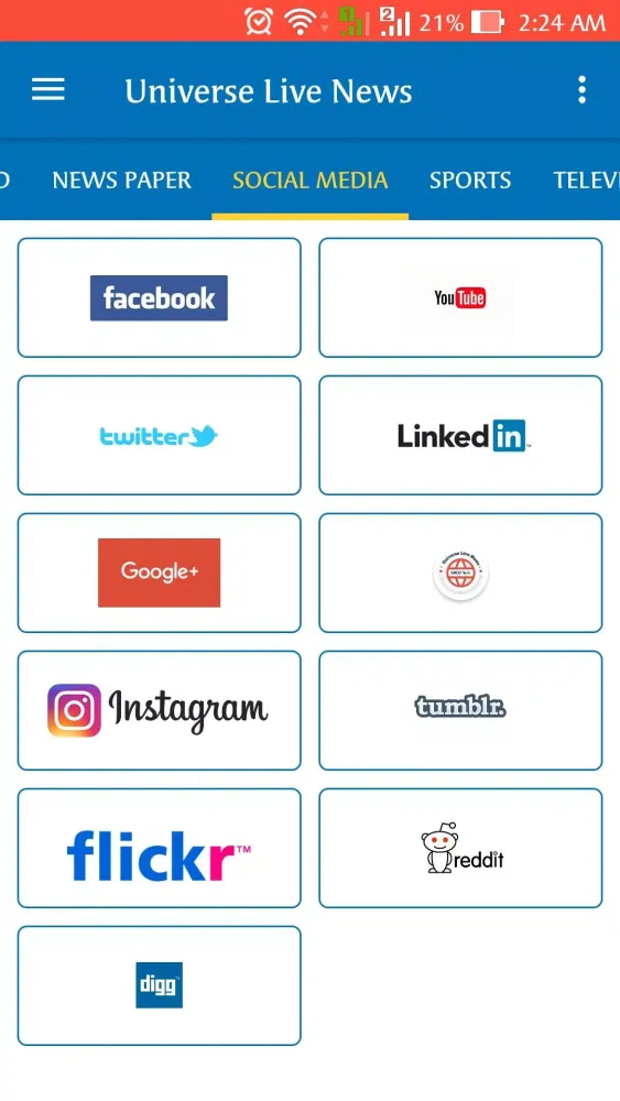 Universe Live News应用截图