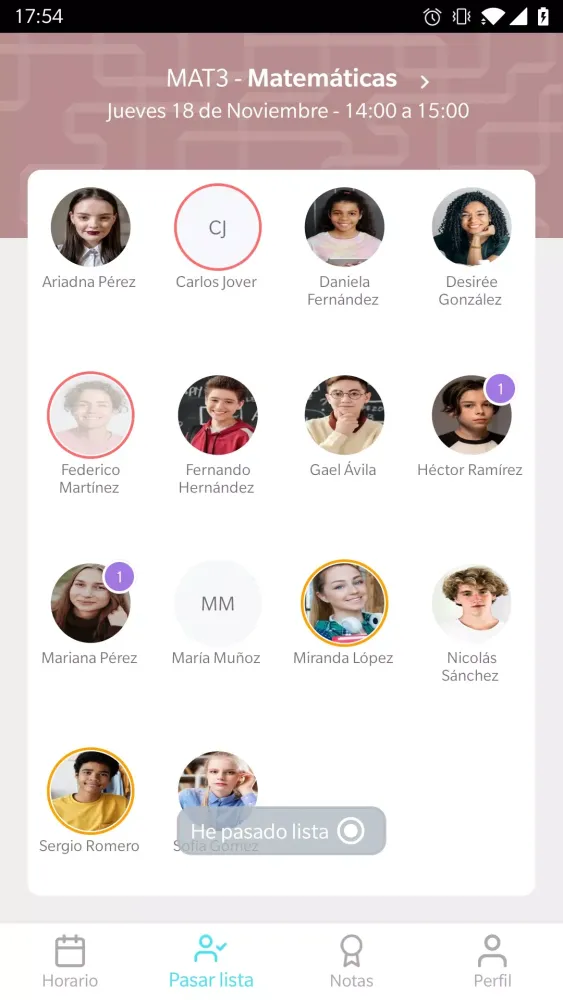 Capturas de tela do SM Educamos Docentes