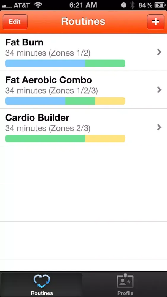 Скриншоты Zones - Cardio Interval Training Companion & Fitness Timer