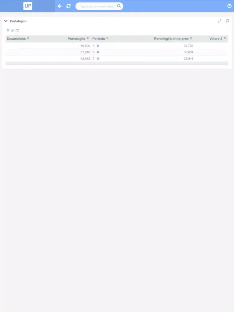 Screenshot di SmeUP Mobile iPad 