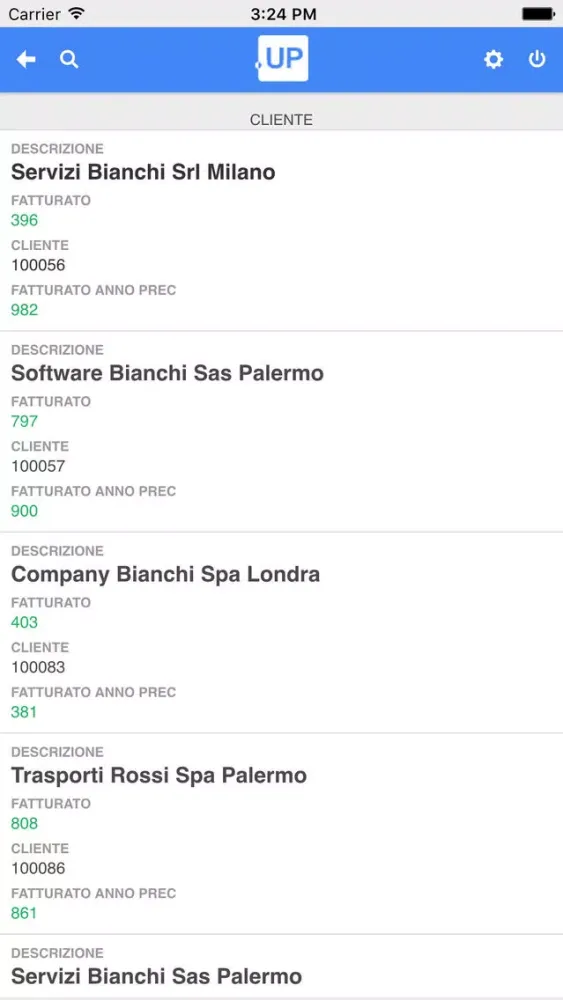 Screenshot di SmeUP Mobile