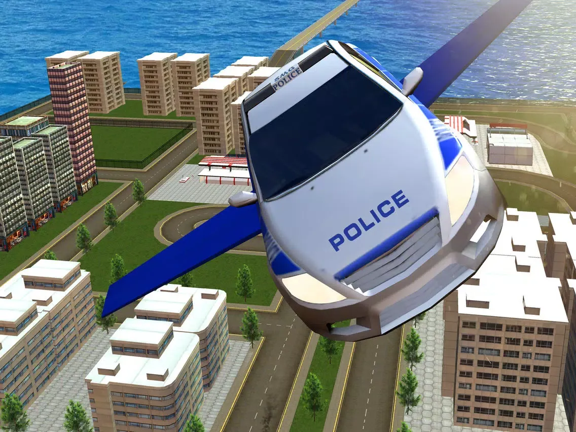 Flying Police Car Evolution iPad  스크린샷