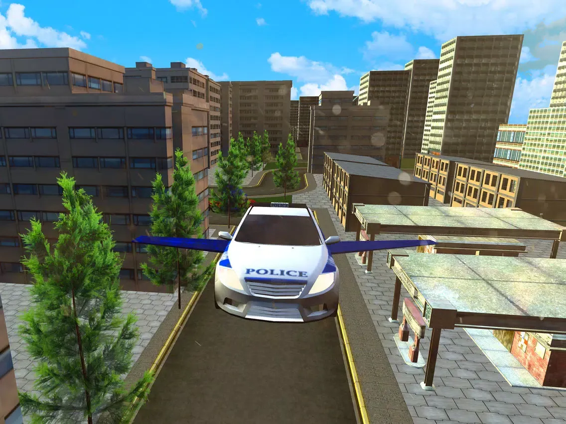 Flying Police Car Evolution iPad  스크린샷