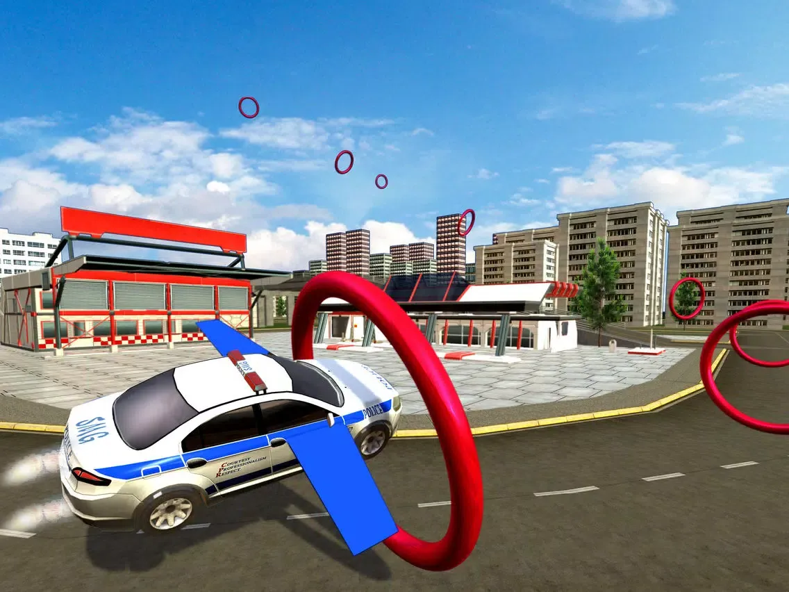 Flying Police Car Evolution iPad  스크린샷