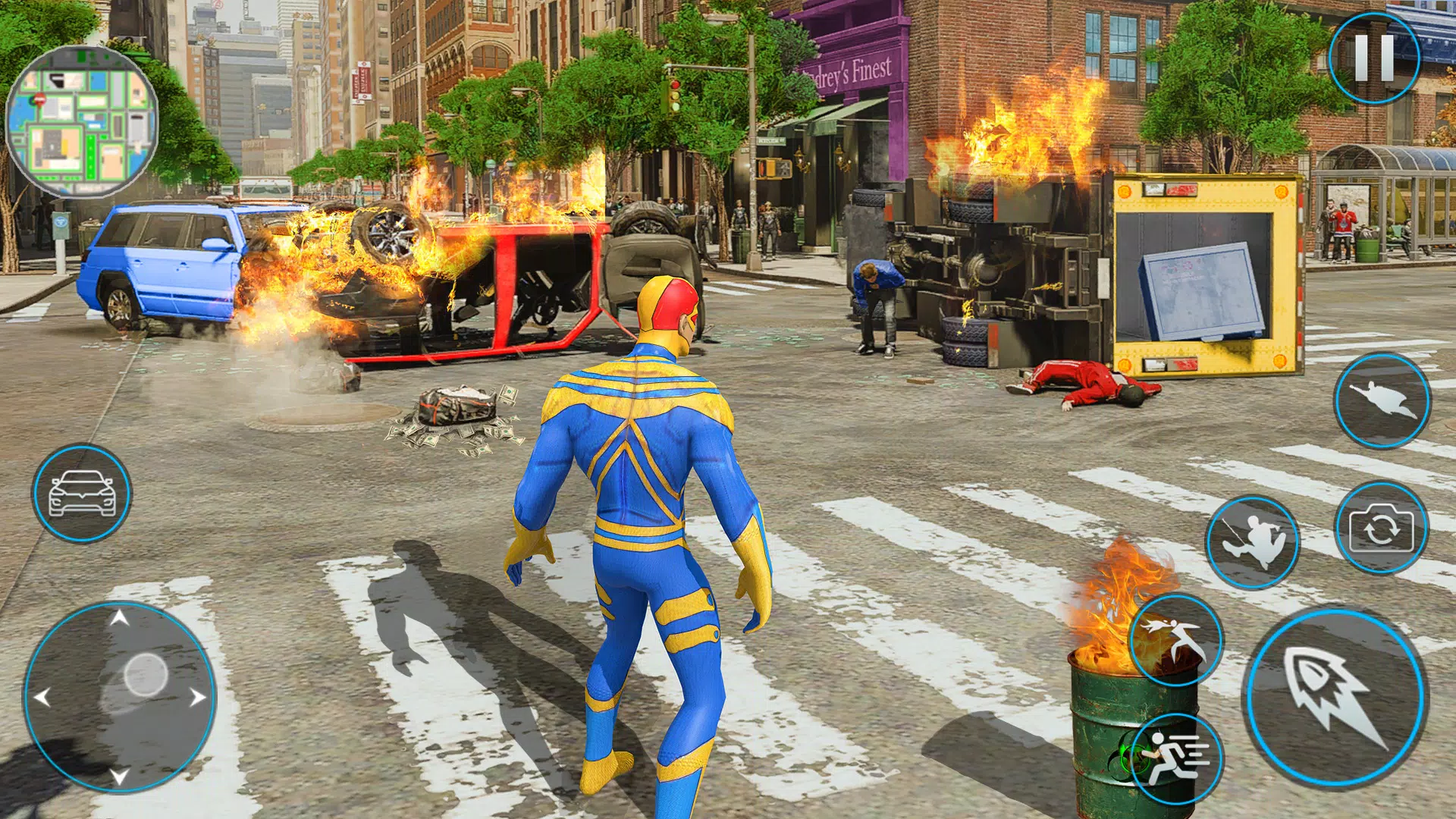 Miami Rope Hero Screenshots
