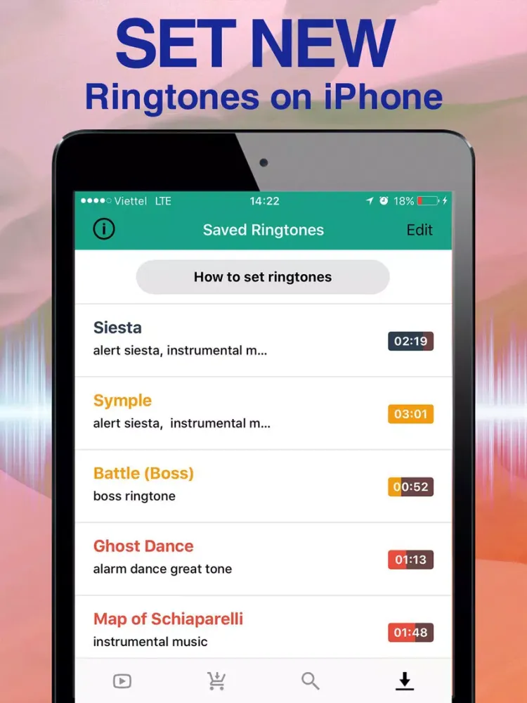 تصاویر Ring Tones: Music Ringtones iPad 