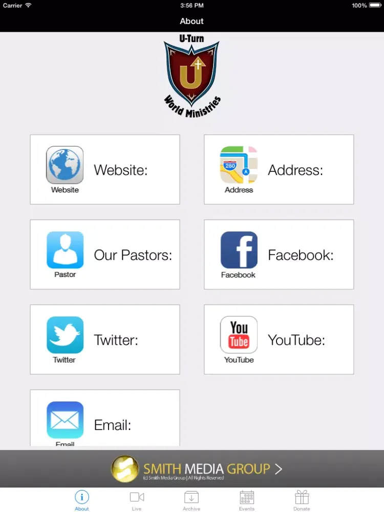 U-Turn World Ministries iPad  स्क्रीनशॉट