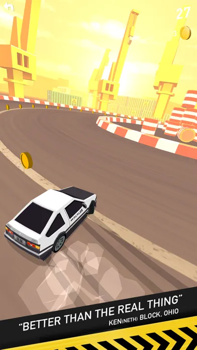 ภาพหน้าจอของ Thumb Drift - Furious Racing