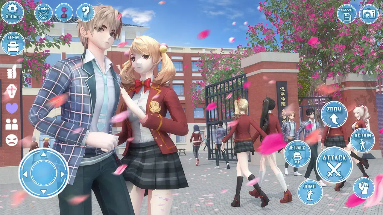تصاویر Anime School Girl Dating Sim