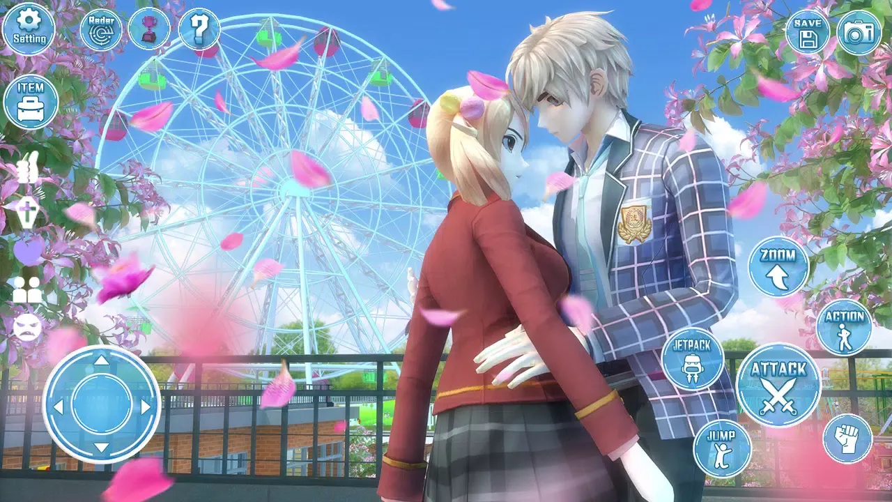 تصاویر Anime School Girl Dating Sim