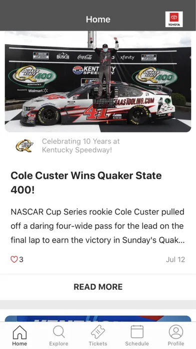 Kentucky Speedway スクリーンショット