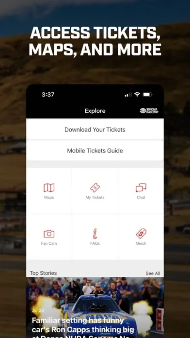 Captures d'écran de Sonoma Raceway