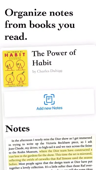 Captures d'écran de Booky - organize books notes