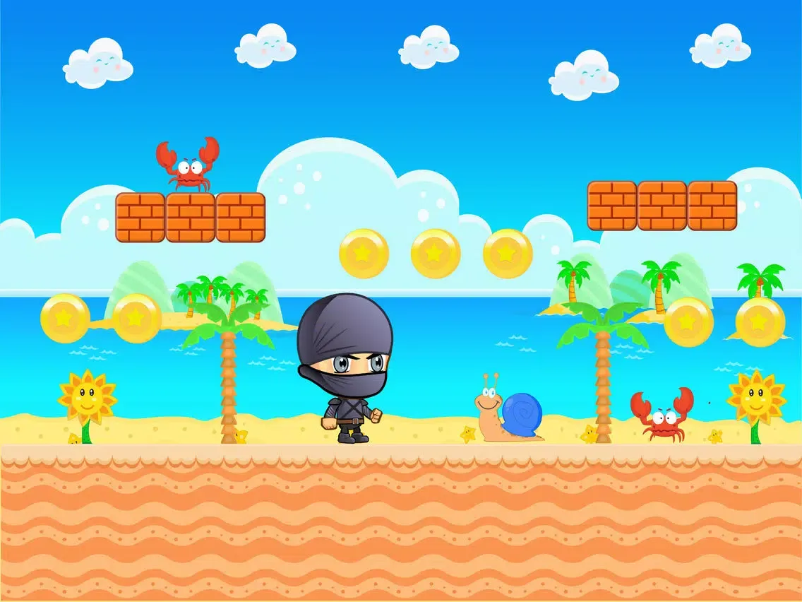 Tangkapan skrin Cool Ninja Adventure iPad 