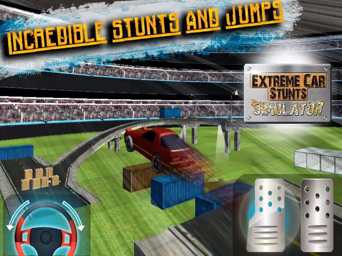 Capturas de tela do Extreme Car Stunts Driving 3D iPad 
