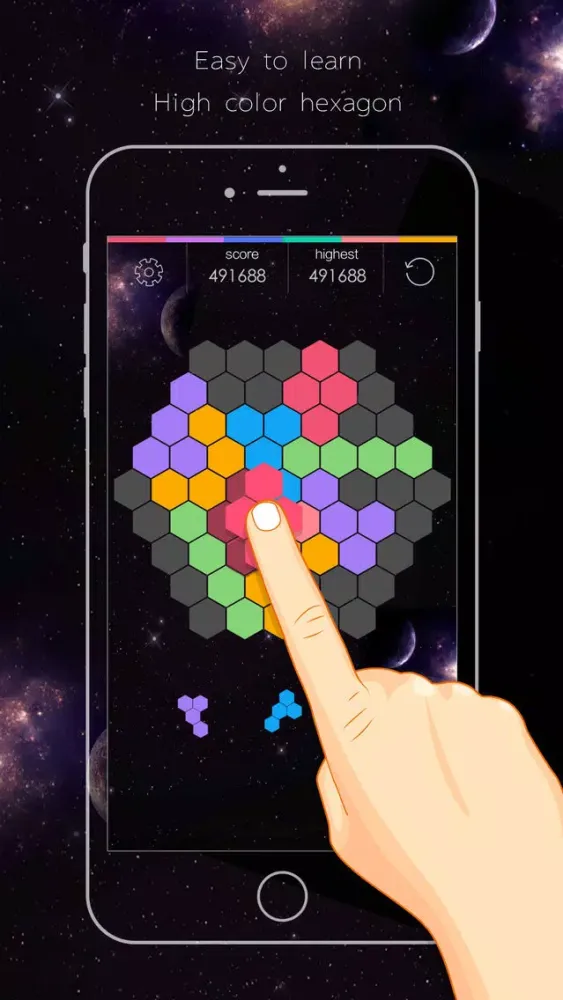 Capturas de pantalla de Hexagon Puzzle - 2016 Compulsive Game