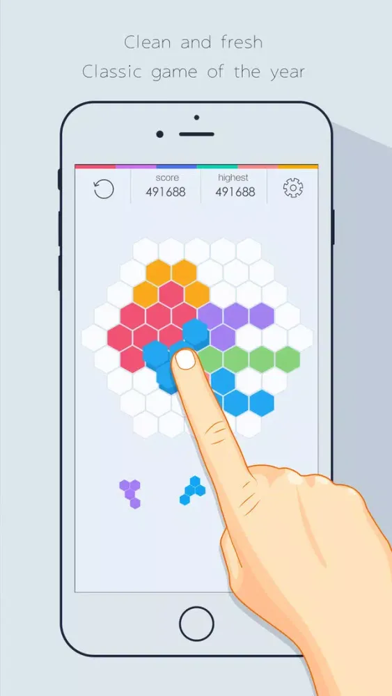 Capturas de pantalla de Hexagon Puzzle - 2016 Compulsive Game