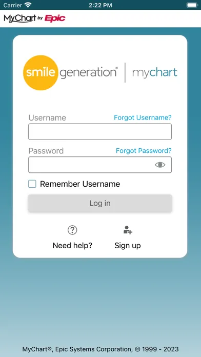 Скриншоты Smile Generation MyChart
