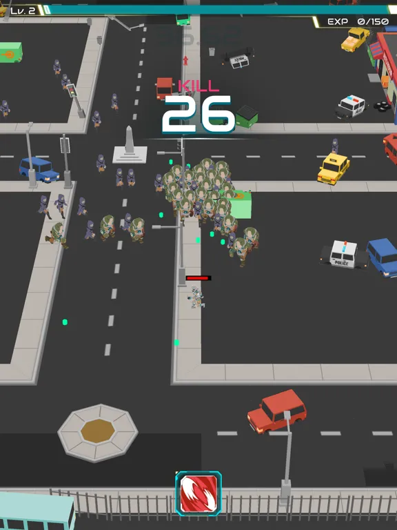 ภาพหน้าจอของ Galaxy Survivals iPad 