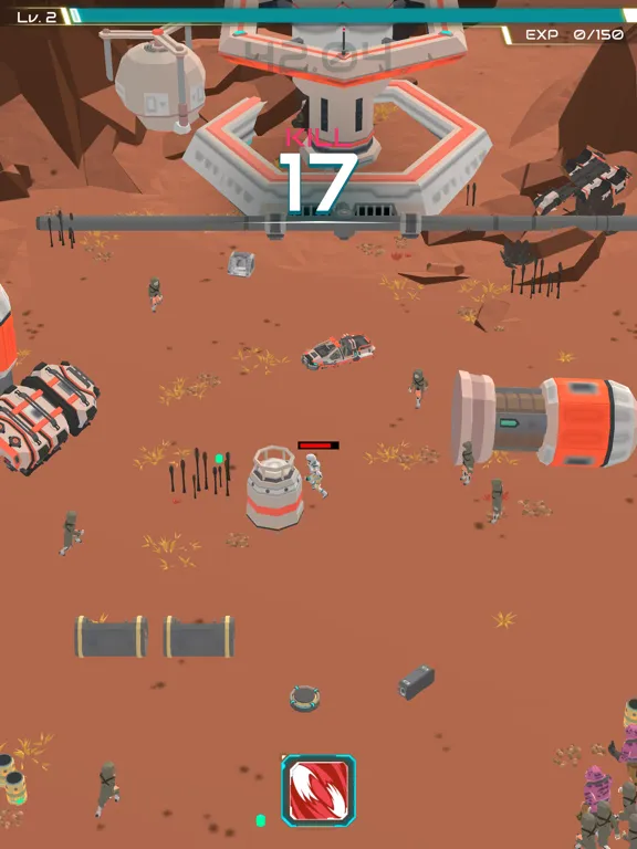ภาพหน้าจอของ Galaxy Survivals iPad 