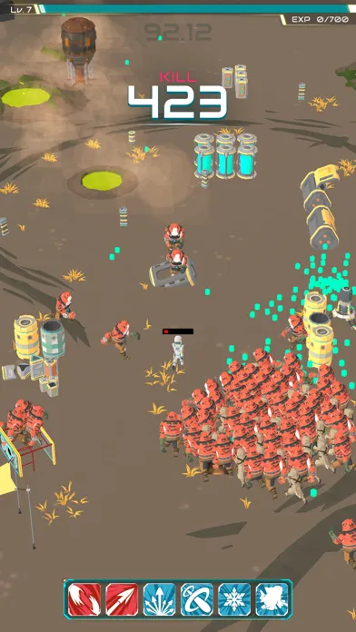 ภาพหน้าจอของ Galaxy Survivals