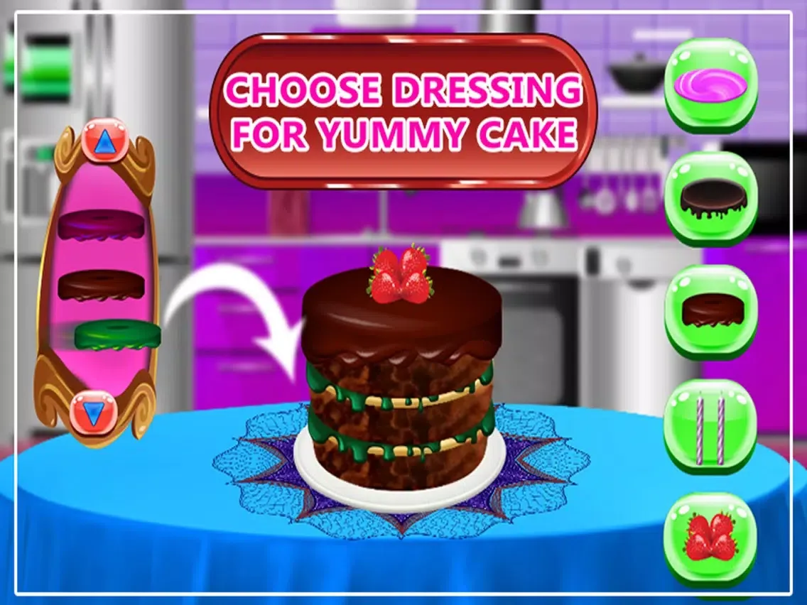 Baking Black Forest Cake Game iPad  स्क्रीनशॉट