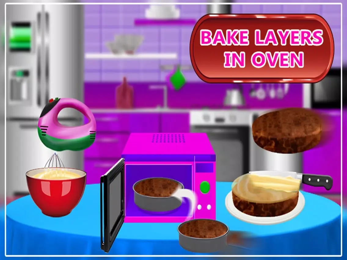Baking Black Forest Cake Game iPad  स्क्रीनशॉट